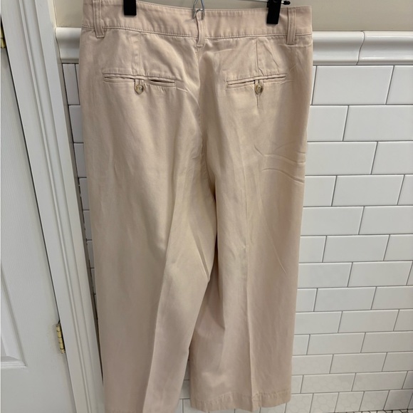 Madewell Harlow Wide Leg Pants. Khaki. Size 10 - Picture 9 of 14